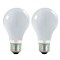 Satco S2405 29w 120v A-Shape A19 Soft White eXcel Halogen Light Bulb - 2 Pack